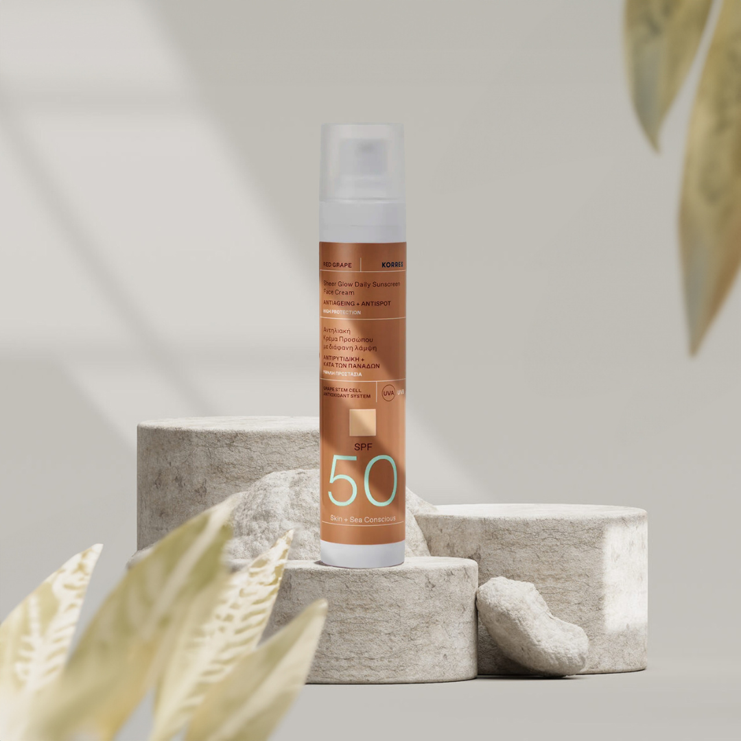 kORRES SHEER GLOW DAILY SUNSKREEN SPF 50 KREM ROZŚWIETLAJĄCY