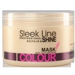 STAPIZ Sleek Line Colour Mask Maska Z Jedwabiem Do Włosów Farbowanych 250ml