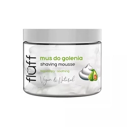 FLUFF Super Food Shaving Mousse Mus Do Golenia Z Awokado I Niacynamidem 200ml