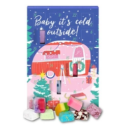 BOMB COSMETICS SET Baby It's Cold Outside Mydełka, Kule I Babeczki Do Kąpieli 24szt.