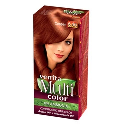 VENITA MultiColor Pielęgnacyjna Farba Do Włosów 6.46 Miedziany 100ml