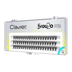 CLAVIER BeDU2O Double Volume Kępki Rzęs 6mm