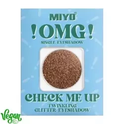 Miyo !OMG! Single Eyeshadow  Check Me Up Twinkling Glitter Pojedynczy Cień Anathema no.22