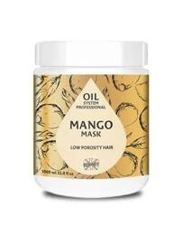RONNEY Professional Oil System Low Porosity Hair Maska Do Włosów Niskoporowatych Mango 1000ml