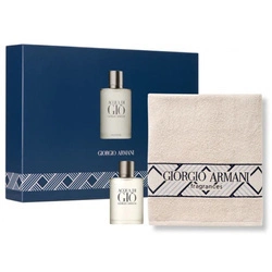 SET GIORGIO ARMANI Acqua Di Gio EDT Spray 100ml + TOWEL
