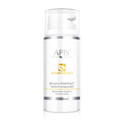 APIS Vitamin Balance Serum Do Skóry Wrażliwej Z Witaminą C I Białymi Winogronami 100ml