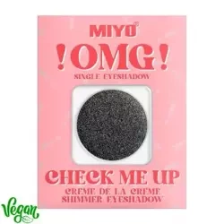 Miyo !OMG! Single Eyeshadow  Check Me Up  Creme De  La  Creme Shimmer Eyeshadow Cień Pojedynczy Mermaid no.25