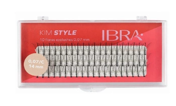 Ibra Makeup Kępki Rzęs Kim Style 14mm