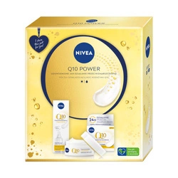 NIVEA SET Q10 Power Przeciwzmarszczkowy Krem Na Dzień SPF15 50ml + Ujędrniający Krem Pod Oczy 15ml