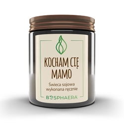 Bosphaera Świeca Sojowa Kocham Cię Mamo 190g