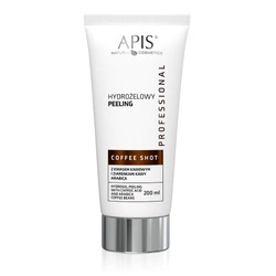 APIS Coffee Shot Hydrożelowy Peeling Z Kwasem Kawowym I Ziarenkami Kawy Arabica 200ml