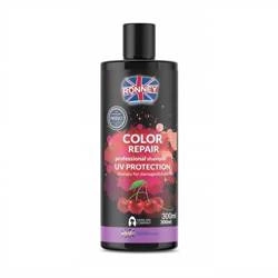 RONNEY Color Repair Professional Shampoo UV Protection Szampon Chroniący Kolor Z Ekstraktem Z Wiśni 300ml