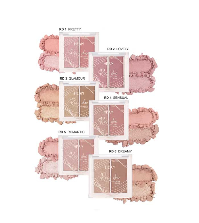 Hean Rosy Duo glow & satin blush