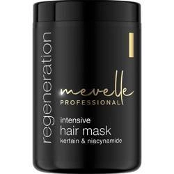 MEVELLE PROFESSIONAL Regeneration Intensive Hair Mask Maska Do Włosów Zniszczonych, Kruchych, Matowych Keratin & Niacynamide 900ml