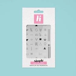 Hi Hybrid Naklejki na Paznokcie Simple