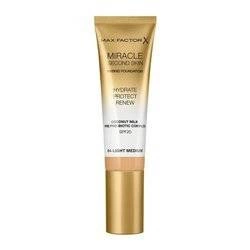 MAX FACTOR Miracle Second Skin Hybrid Foundation Podkład Nawilżający Z Filtrem 04 Light Medium 30ml