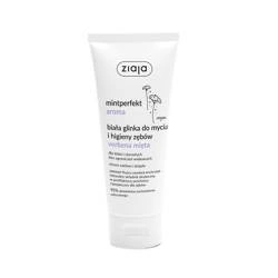 ZIAJA Mintperfekt Aroma Biała Glinka Do Mycia I Higieny Zębów Verbena-Mięta 100ml
