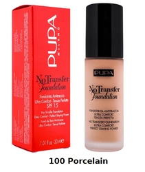 PUPA Podkład Nawilżający No Transfer Foundation 100 Porcelain 30ml SPF15