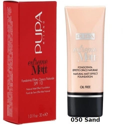 PUPA Extreme Matt Effect Foundation SPF10 Matujący Podkład Do Twarzy 050 Sand 30ml