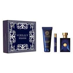 SET VERSACE Dylan Blue Pour Homme EDT Spray 100ml + MINIATURA EDT Spray 10ml + SHOWER GEL 150ml