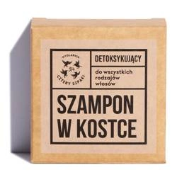 MYDLARNIA CZTERY SZPAKI Szampon Detoksykujący Do Włosów W Kostce 75g