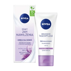 NIVEA Kojąco-nawilżający Krem Na Dzień 24h Z SPF15 50ml