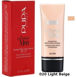 Extreme Matt Effect Foundation SPF10 matujący podkład do twarzy 020 Light Beige 30ml
