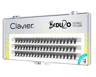 CLAVIER BeDU2O Double Volume Kępki Rzęs 8mm