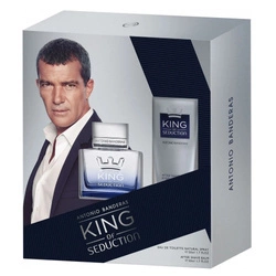 SET ANTONIO BANDERAS King Of Seduction EDT Spray 50ml + ASB 50ml