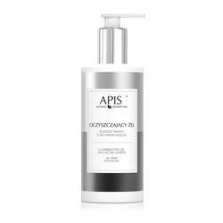 APIS Oczyszczający Żel Do Mycia Twarzy Z Aktywnym Węglem 300ml