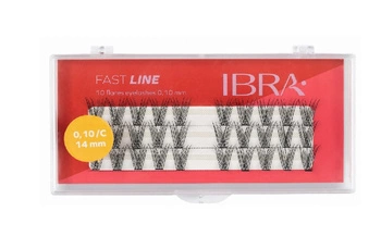 Ibra Makeup Kępki Rzęs Fast Line 14mm