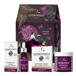 UZDROVISCO SET Czarny Tulipan Poranny Krem Do Twarzy Przeciwzmarszczkowy 50ml + Serum Do Twarzy Przeciwzmarszczkowe 30ml