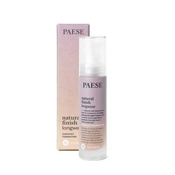 PAESE Nanorevit Natural Finish Longwear Everyday Foundation Długotrwały Podkład O Naturalnym Wykończeniu 02 Porcelain 30ml