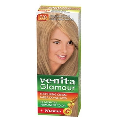 VENITA Glamour Koloryzująca Farba Do Włosów 7/0 Naturalny Blond 100ml