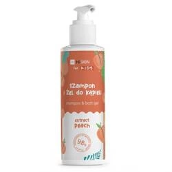 HISKIN Kids Szampon I Żel Do Kąpieli Brzoskwinia I Papaja 280ml