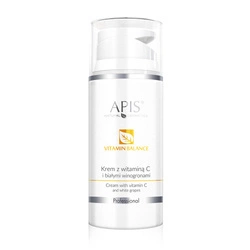 APIS Vitamin Balance Krem Do Skóry Wrażliwej Z Witaminą C I Białymi Winogronami 100ml