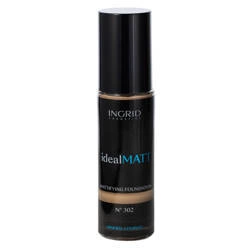 INGRID Ideal Matt Mattifying Foundation Mineralny Podkład Matujący 302 Light Sun 30ml