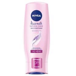 NIVEA Hairmilk Natural Shine Łagodna Odżywka Wyzwalająca Blask Włosów 200ml