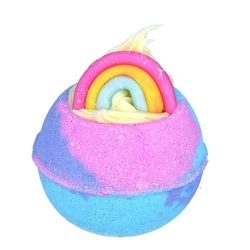 BOMB COSMETICS Rainbow Vibes Musująca Kula Do Kąpieli 160g