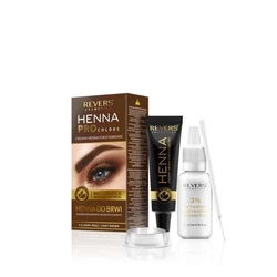 Revers Cosmetics - Pro Colors - Henna DO BRWI w kremie JASNY BRĄZ