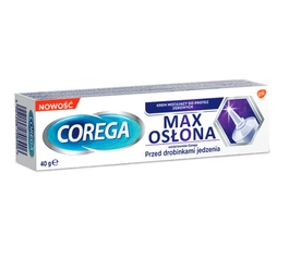 COREGA Max Osłona Krem Mocujący Do Protez Zębowych 40g