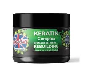 RONNEY Keratin Complex Professional Mask Rebuilding Odbudowująca Maska Do Włosów Suchych I Łamliwych 300ml