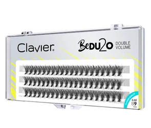 CLAVIER BeDU2O Double Volume Kępki Rzęs 9mm