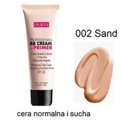PUPA MILANO Professionals BB Cream & Primer SPF20 Baza Pod Makijaż Do Wszystkich Typów Cery 002 Sand 50ml