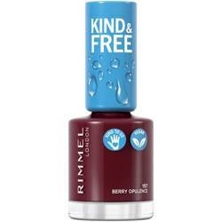 RIMMEL Kind & Free Clean Nail Polish Lakier Do Paznokci 157 Berry Opulence 8ml