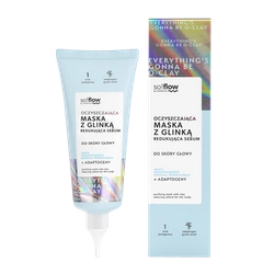 So!flow Oczyszczająca maska z glinką redukująca sebum do skóry głowy