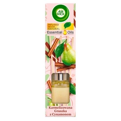AIR WICK Essential Oils Pachnące Patyczki Zapachowe Karmelizowana Gruszka Z Cynamonem 40ml