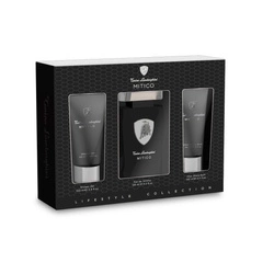 SET TONINO LAMBORGHINI Mitico EDT Spray 125ml + ASB 100ml + SHOWER GEL 100ml