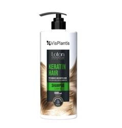 Vis Plantis  Zestaw Szampon + Odżywka do Włosów Zniszczonych i Łamliwych z Keratyną 1000ml