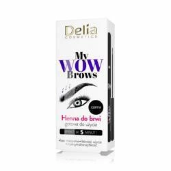 DELIA My Wow Brows Henna Do Brwi 1.0 Czerń 6ml